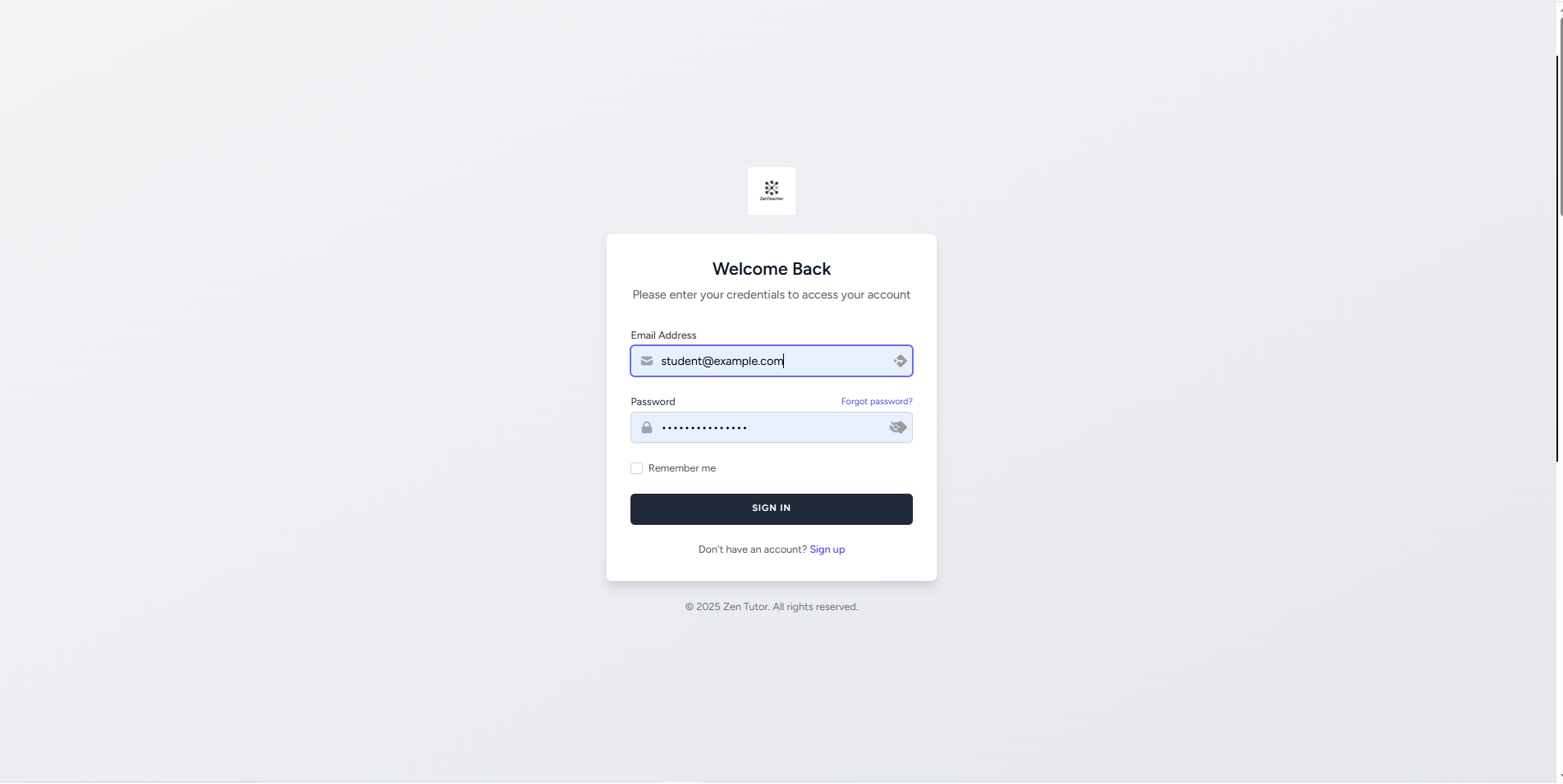 Login Page