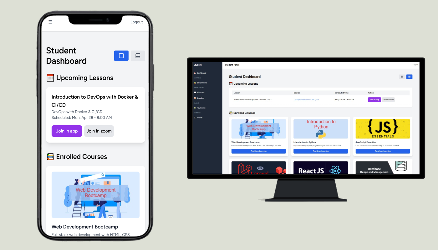 ZenTutor Pro Dashboard