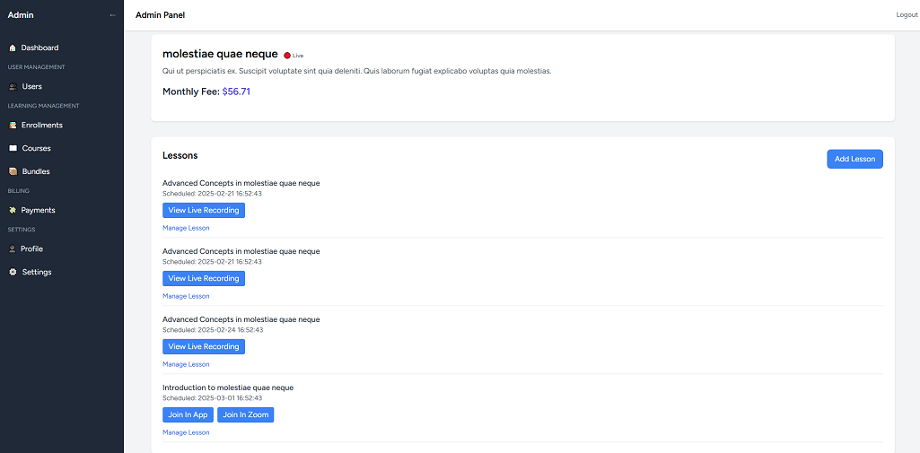 Zoom Meeting Integration
